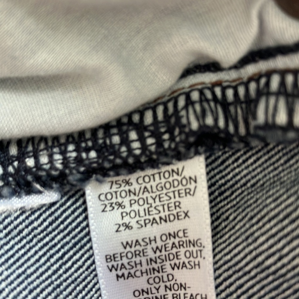 Ann Taylor Loft Curvy High Waist High Rise Skinny Ankle Dark Wash Jeans Size 2 - Picture 10 of 10